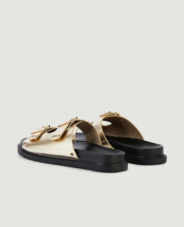 Sandales à boucles doré - Pimkie