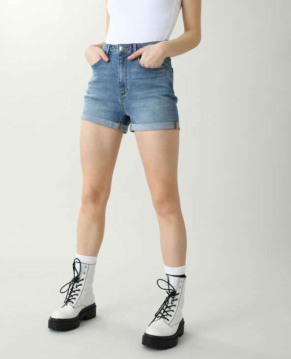 Short en jean high waist