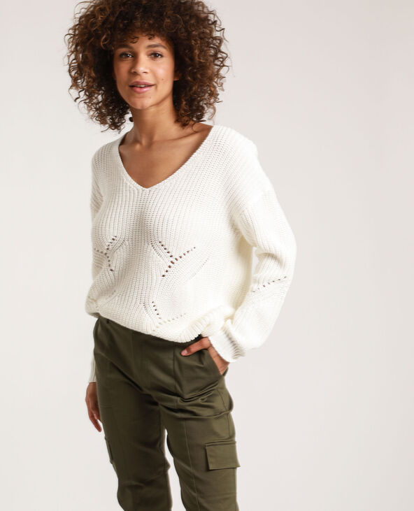 Pull large a col V
