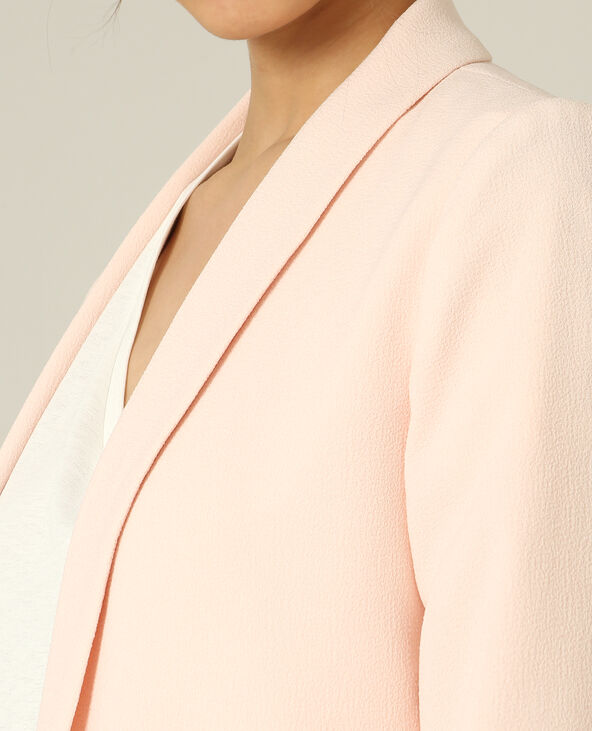 Blazer en crêpe rose clair - Pimkie