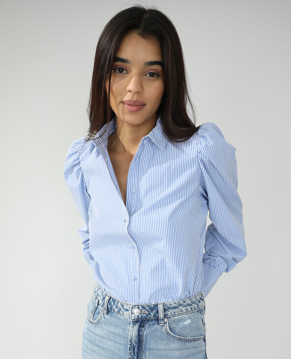 Chemise rayée blanc - Pimkie