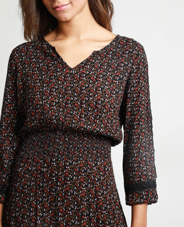Robe longue best sale fleurie automne