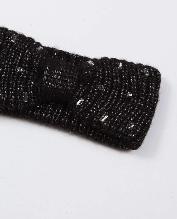 Headband à strass noir - Pimkie