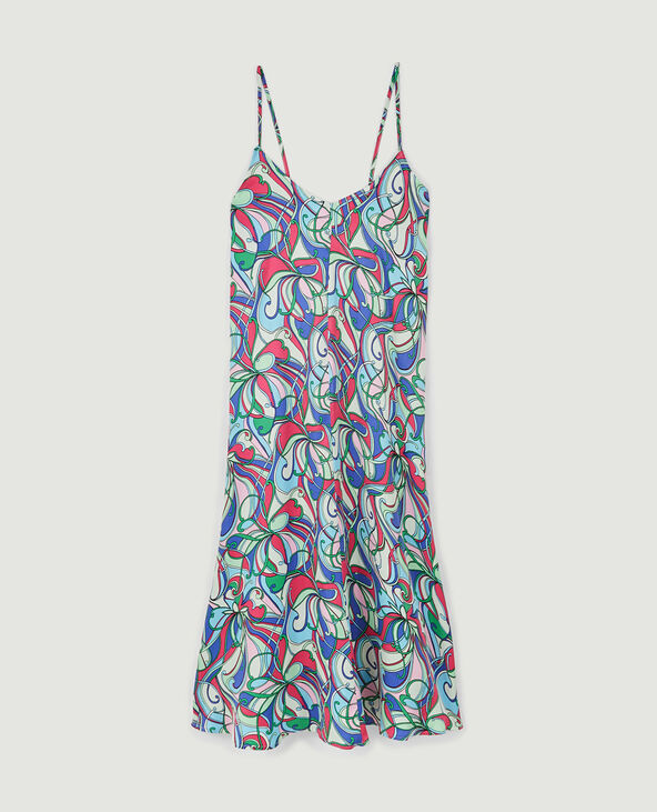 Robe dos-nu avec liens à nouer violet - Pimkie