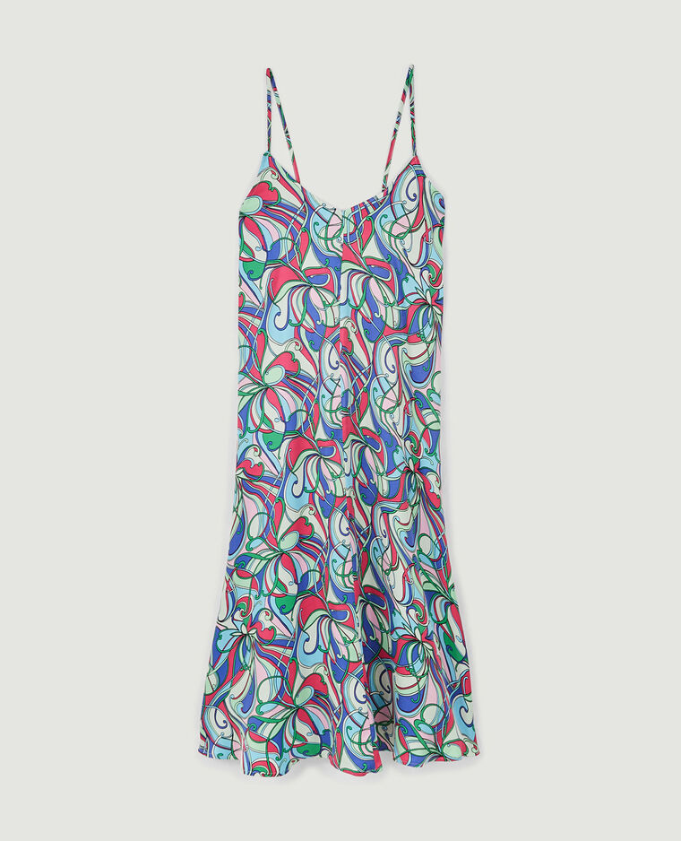 Robe dos-nu avec liens à nouer violet - Pimkie