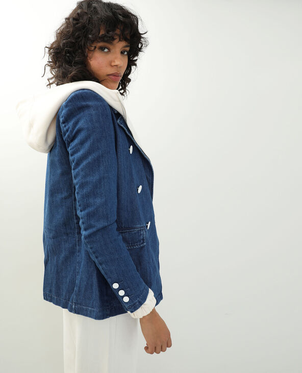 Veste en jean bleu foncé - Pimkie