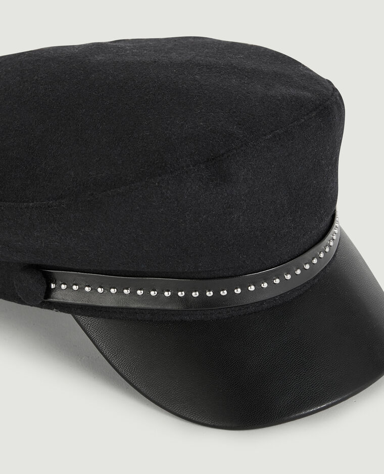 Casquette de marin cloutée noir - Pimkie