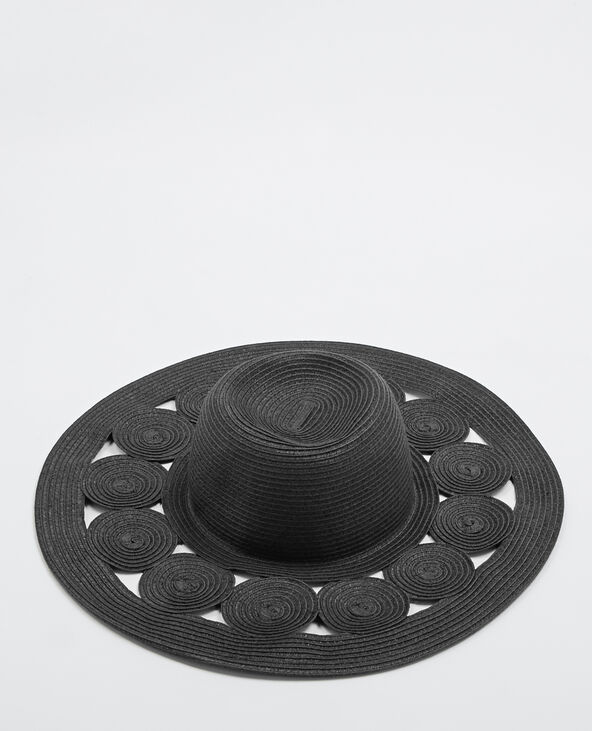 Capeline paille noir - Pimkie