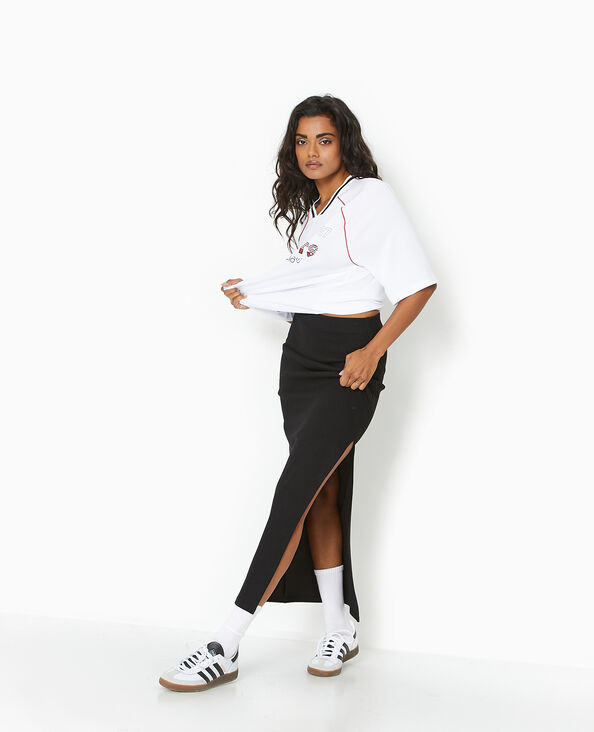 Jupe Longue Midi Plissee Fleurie Satinee Pimkie