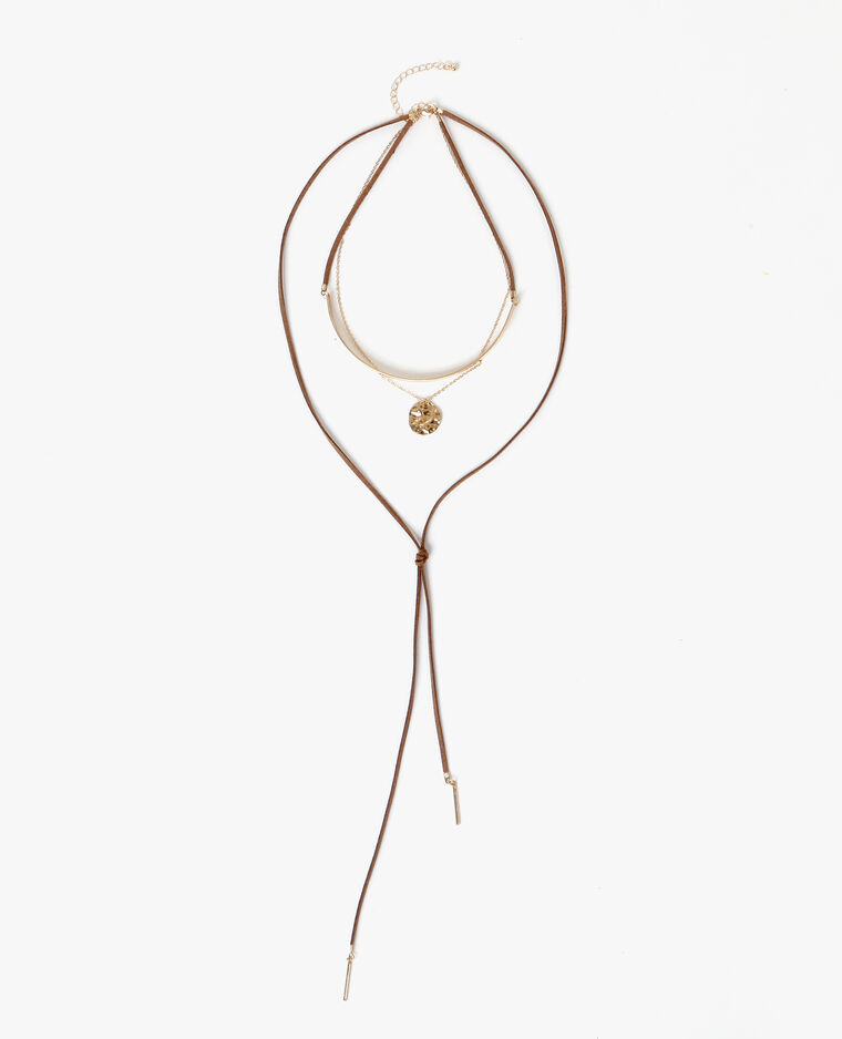 Collier multi-rangs doré - Pimkie