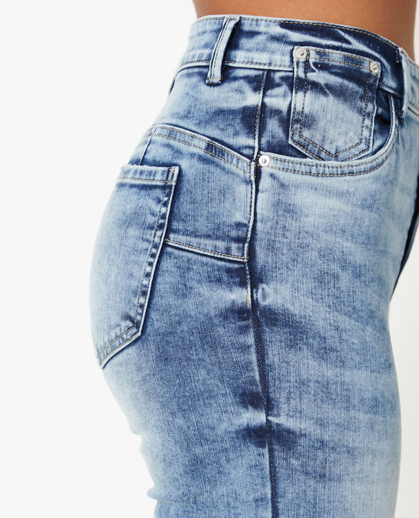 Jean skinny push up taille regular bleu - Pimkie