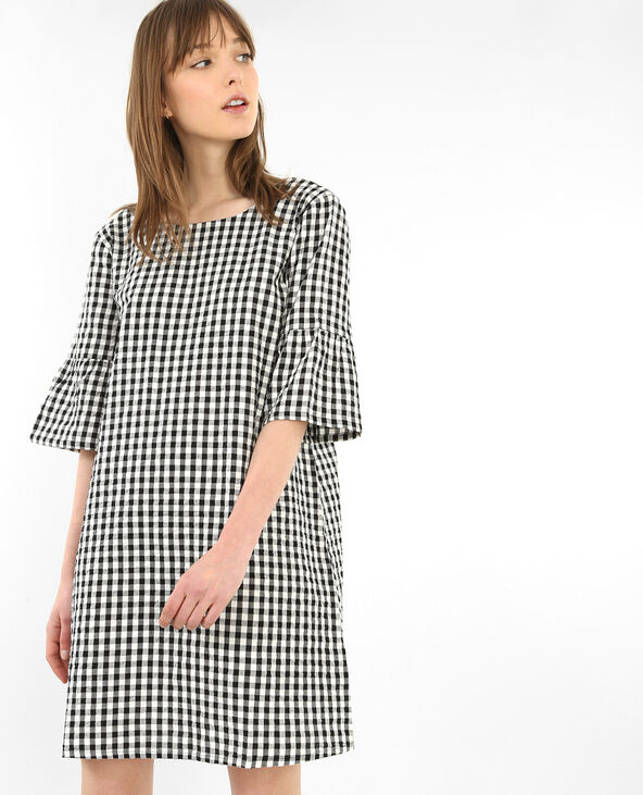 Robe vichy noir - Pimkie