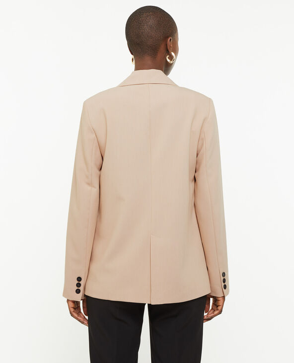 Veste blazer droite beige - Pimkie