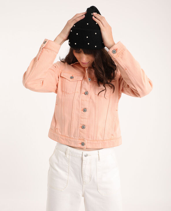 Veste en jean rose clair - Pimkie