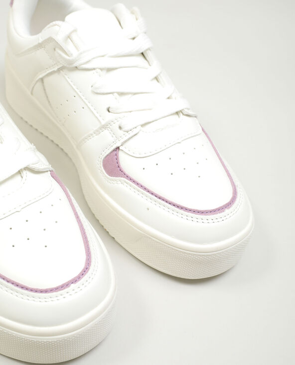 Baskets plateformes blanc - Pimkie