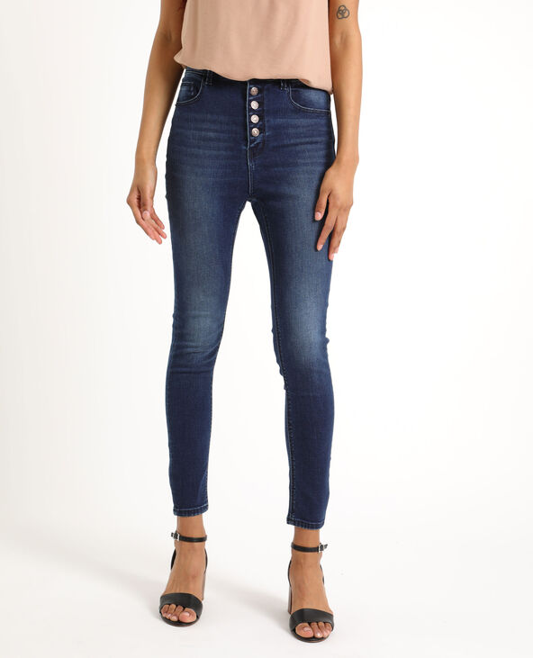 Jean skinny high waist bleu - Pimkie