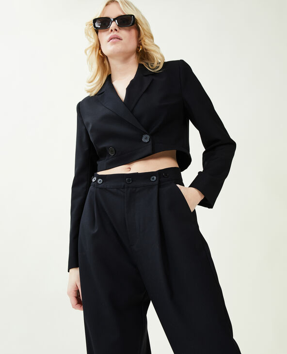 Veste blazer 2 longueurs noir - Pimkie