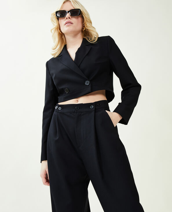 Veste blazer 2 longueurs noir - Pimkie