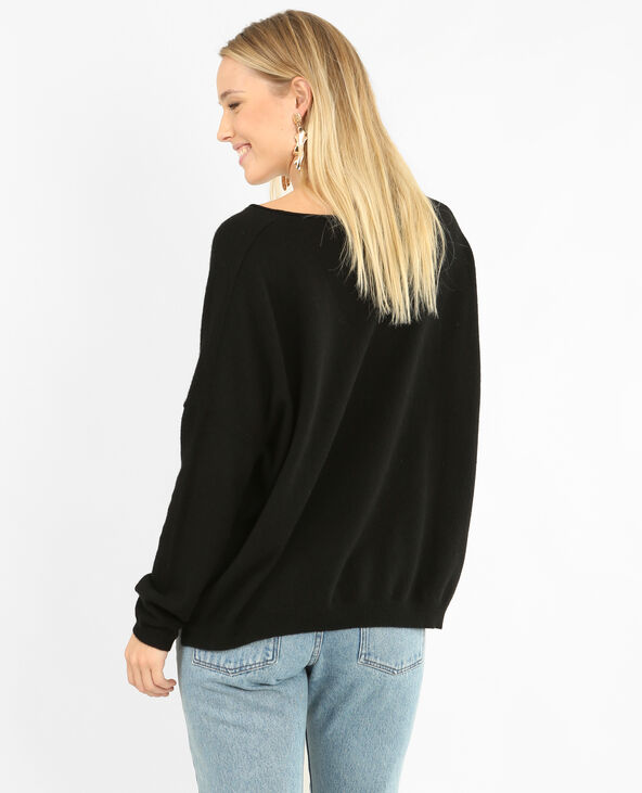 Pull en cachemire noir - Pimkie