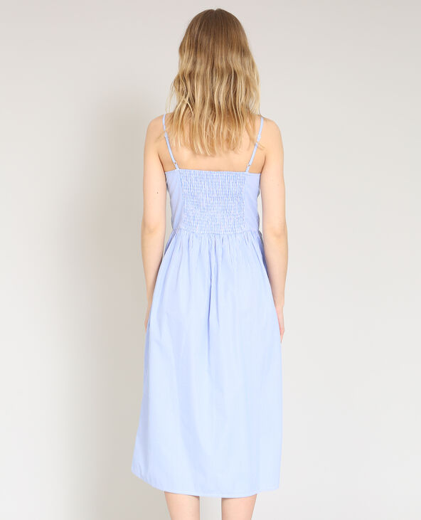 Robe midi à rayures bleu clair - Pimkie