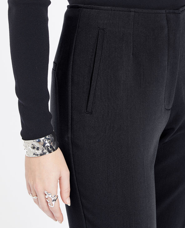 Pantalon cigarette taille haute gris foncé - Pimkie