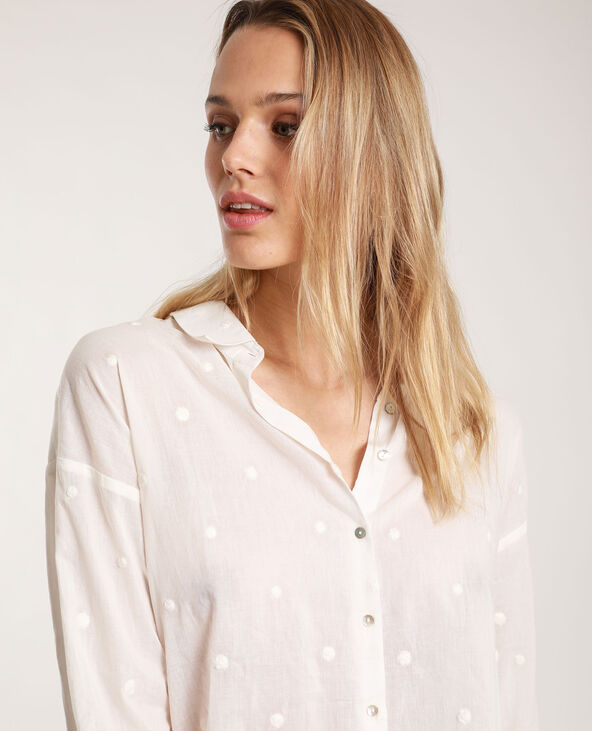 Chemise à motifs blanc - Pimkie