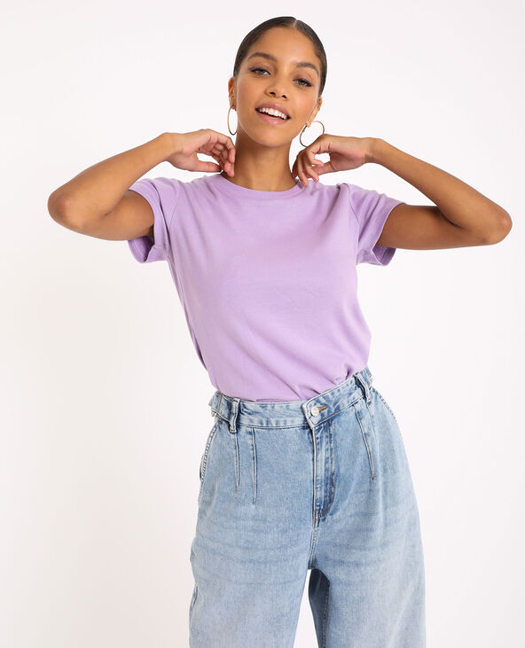 T-shirt basique violet - Pimkie