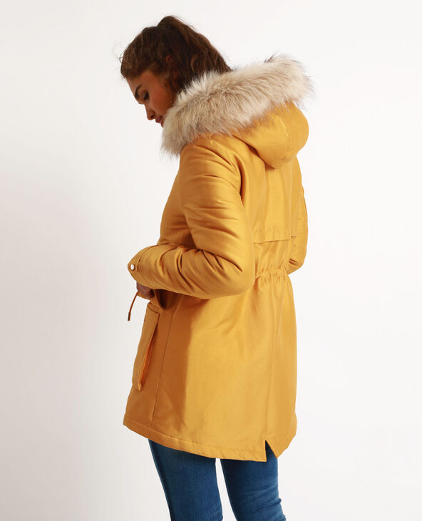 Parka chaude jaune ocre - Pimkie