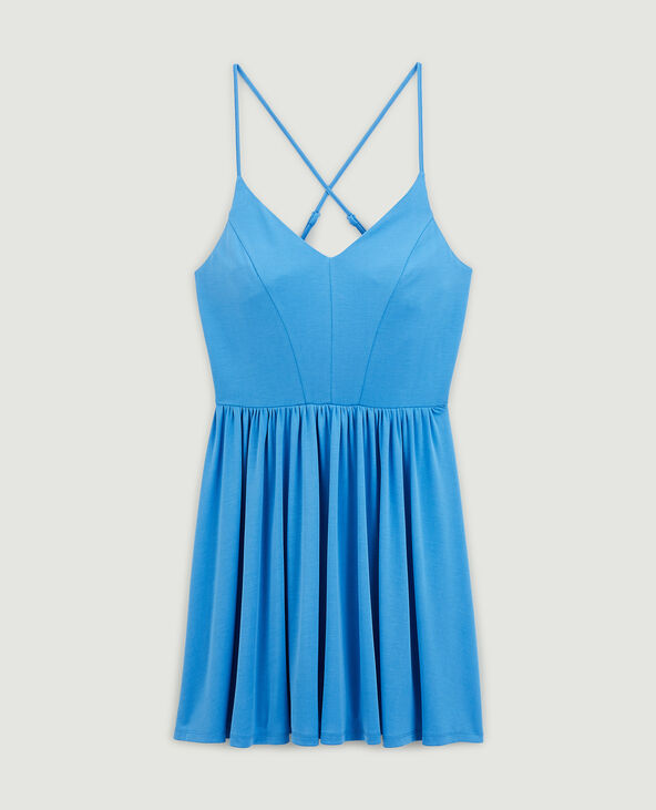 Robe à bretelles fluide bleu électrique - Pimkie