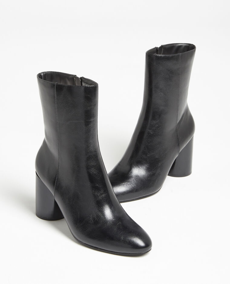 Boots à talons ronds noir - Pimkie