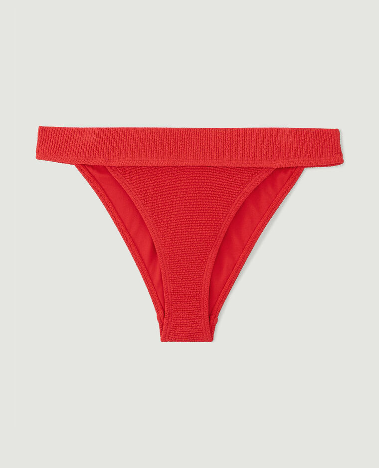 Bas de maillot culotte échancrée rouge - Pimkie