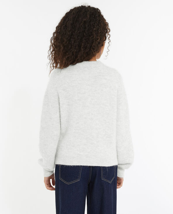 Pull en maille douce et chaude gris clair - Pimkie