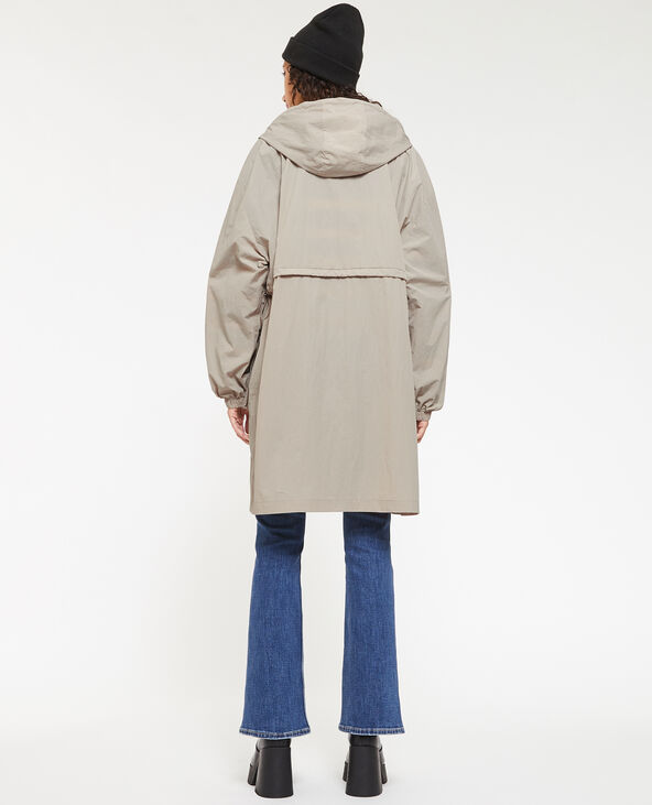 Parka anti pluie avec capuche