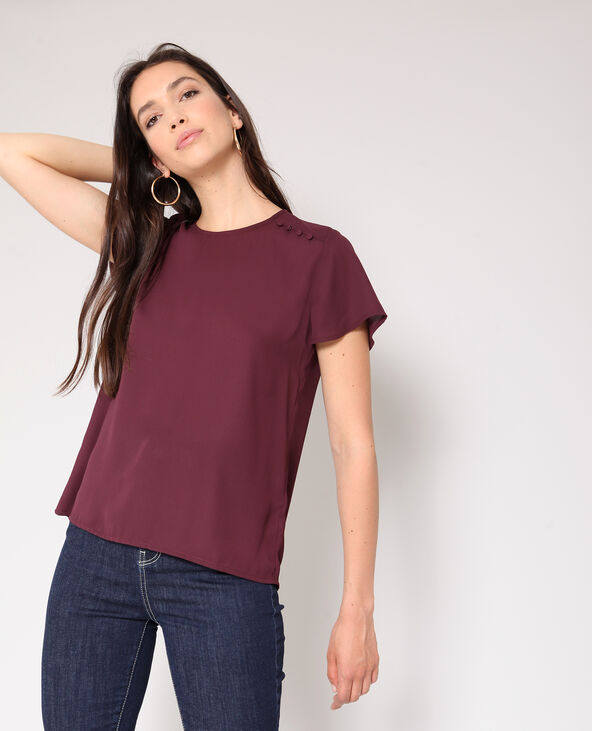 Blouse fluide shop manche courte