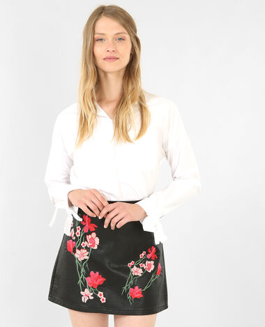 Chemise à nœuds blanc - Pimkie