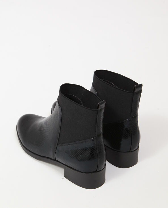 Bottines plates noir - Pimkie