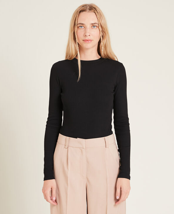 Body manches longues noir - Pimkie