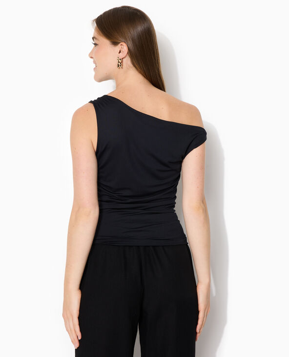 Top sans manches avec boucle fantaisie noir - Pimkie