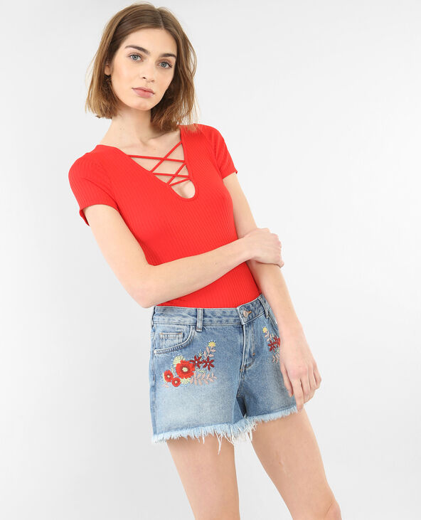 Jupe rouge pimkie deals