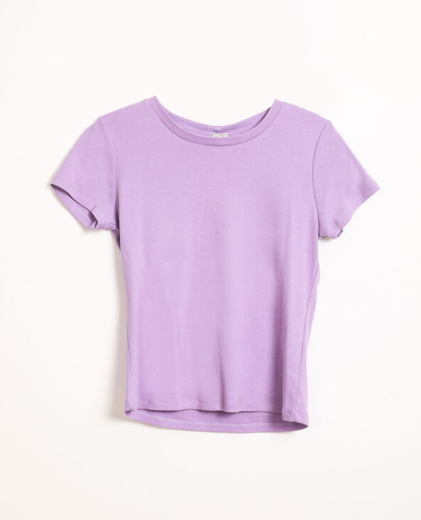 T-shirt basique violet - Pimkie