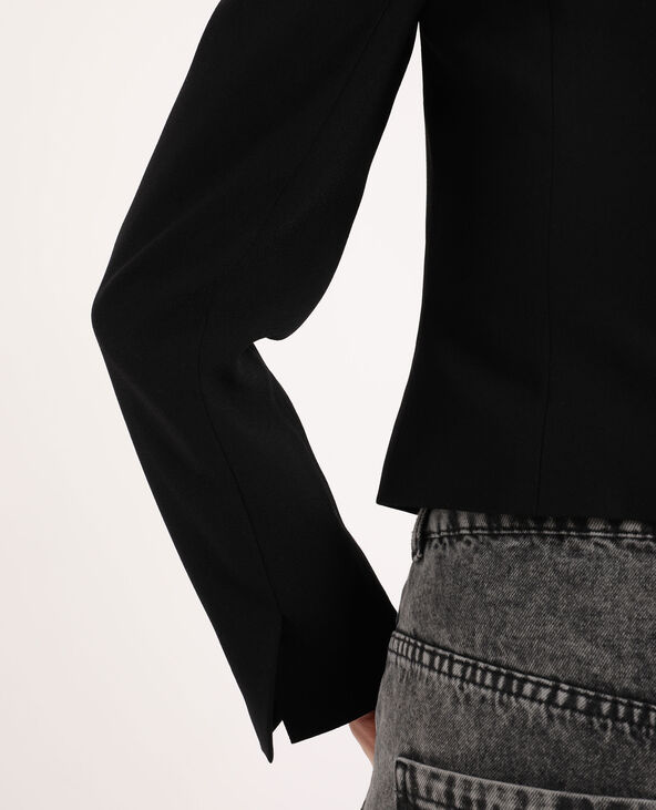 Veste à manches bouffantes noir - Pimkie