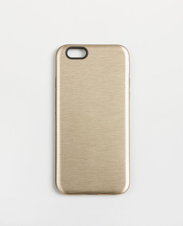 Coque compatible iPhone 6/6S doré - Pimkie