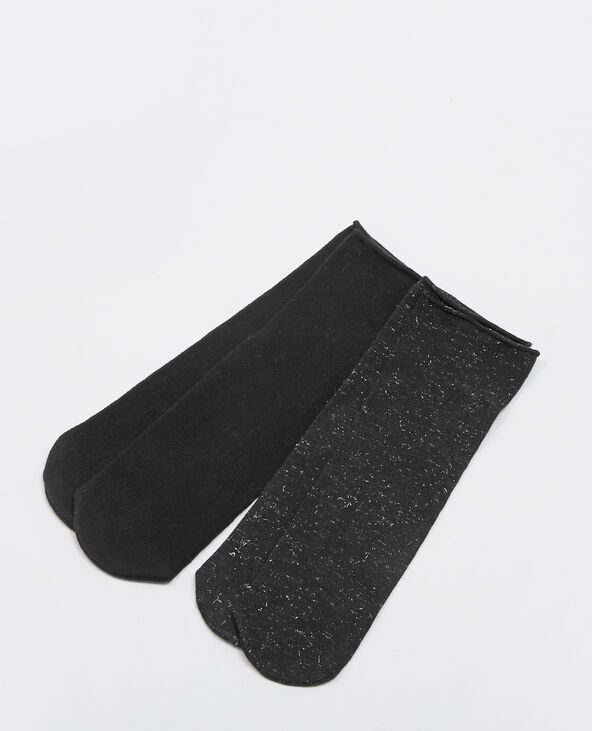 Lot de 2 paires de chaussettes noir - Pimkie