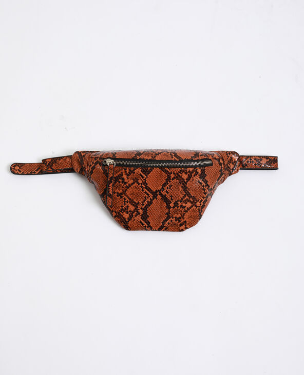 Sac banane python marron - Pimkie