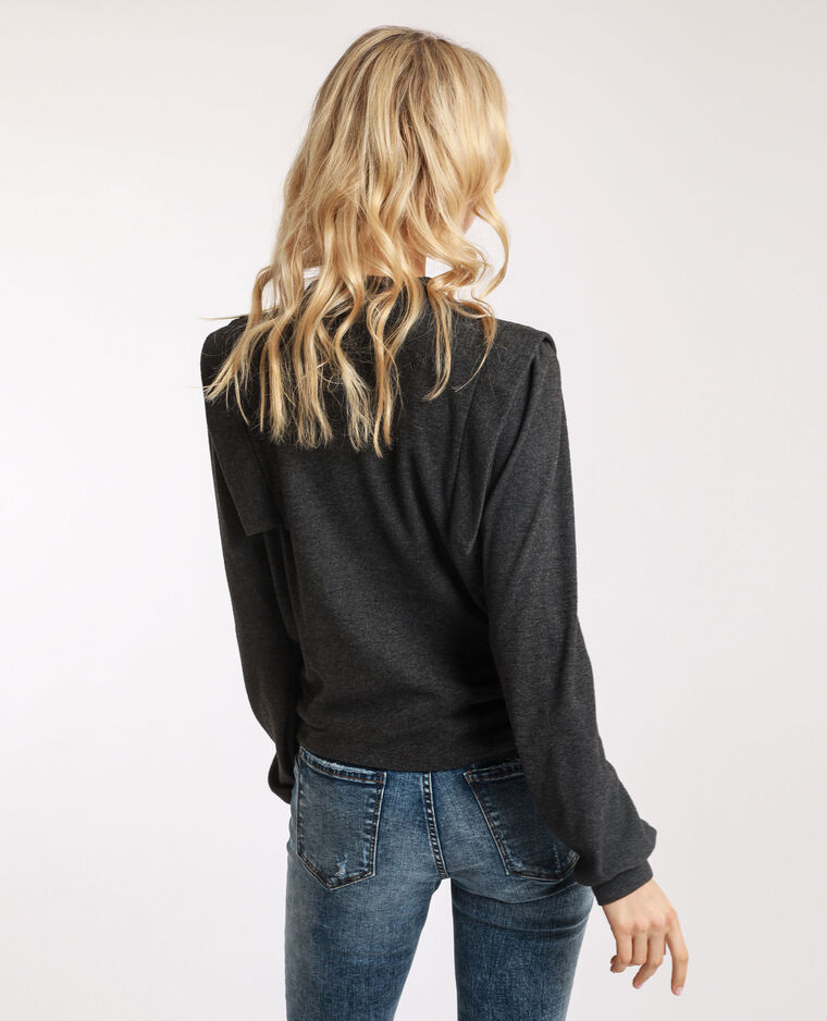 T-shirt épais gris anthracite - Pimkie