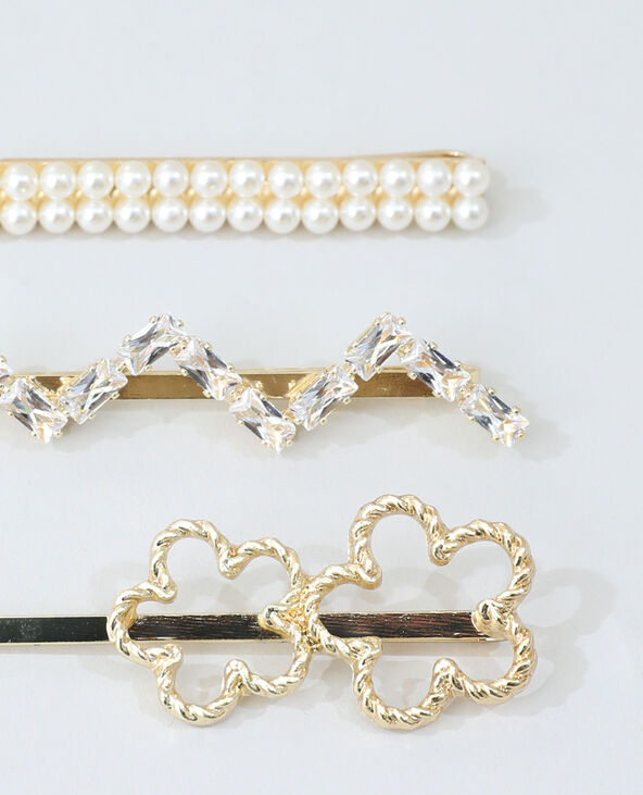 Lot de 3 barrettes argenté - Pimkie