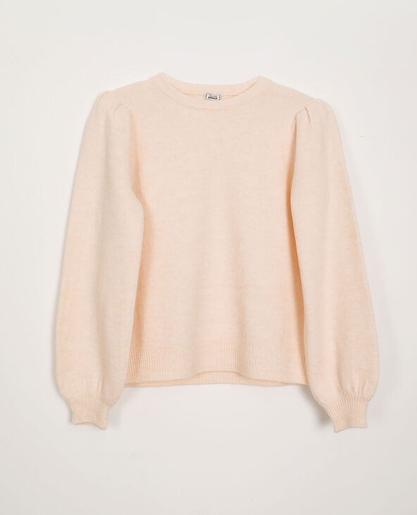 Pull manches bouffantes beige - Pimkie