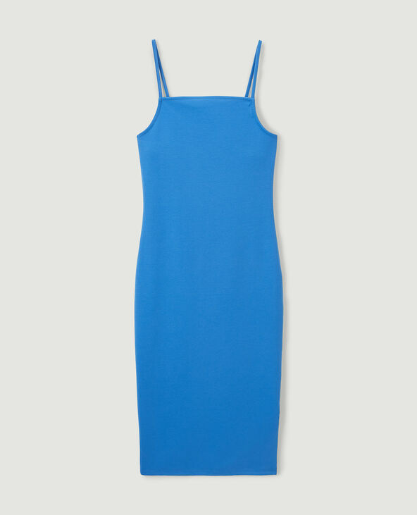 Robe midi moulante bleu électrique - Pimkie