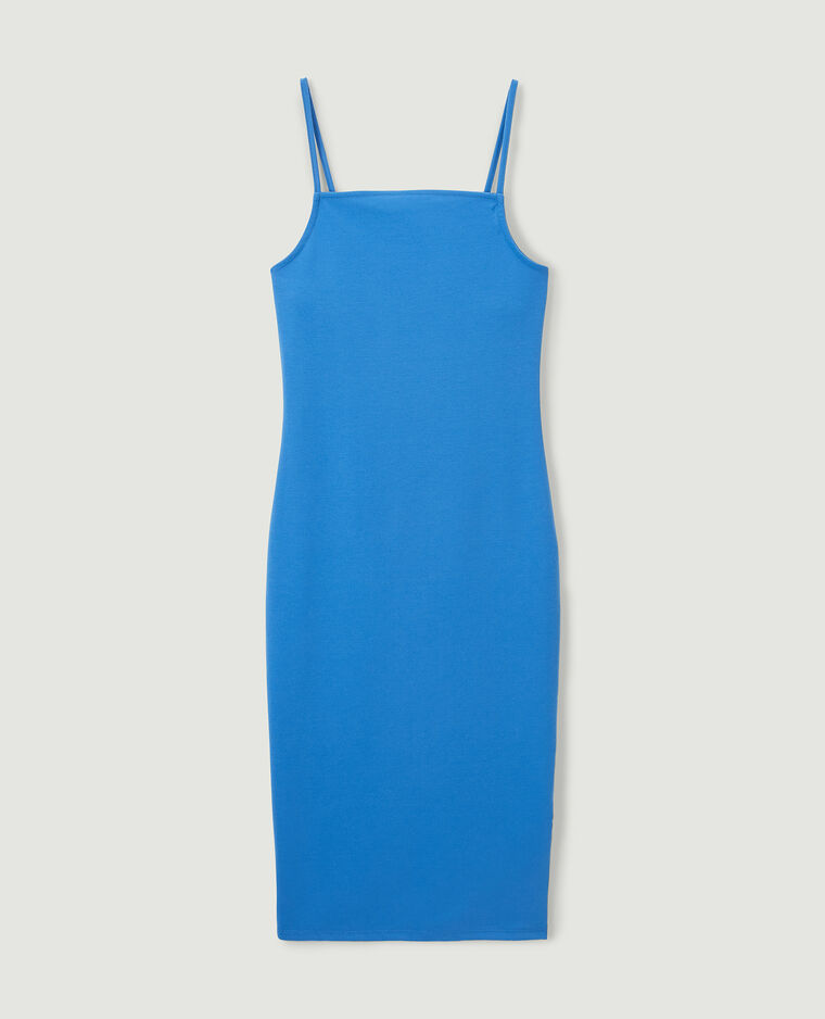Robe midi moulante bleu électrique - Pimkie