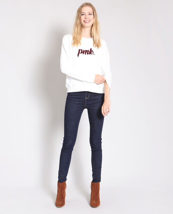 Sweat logo blanc - Pimkie
